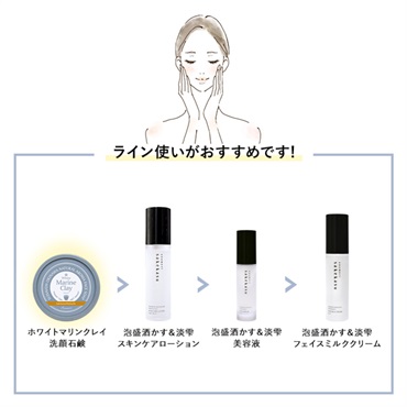 琉球のホワイトマリンクレイ洗顔石鹸（泡盛酒かす＆カーブチーの香り） 詳細画像