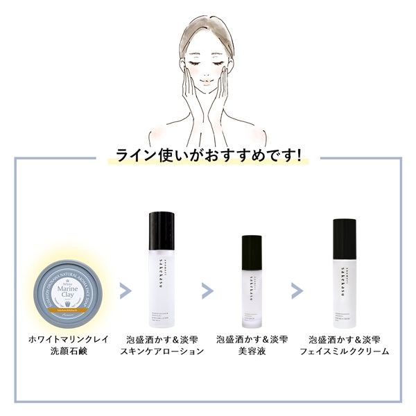 琉球のホワイトマリンクレイ洗顔石鹸（泡盛酒かす＆カーブチーの香り） 詳細画像