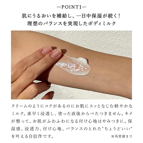 SuiRichAroma　淡雫モイスチャーバランシングボディミルク(沖縄蜜柑カーブチーの香り) 詳細画像